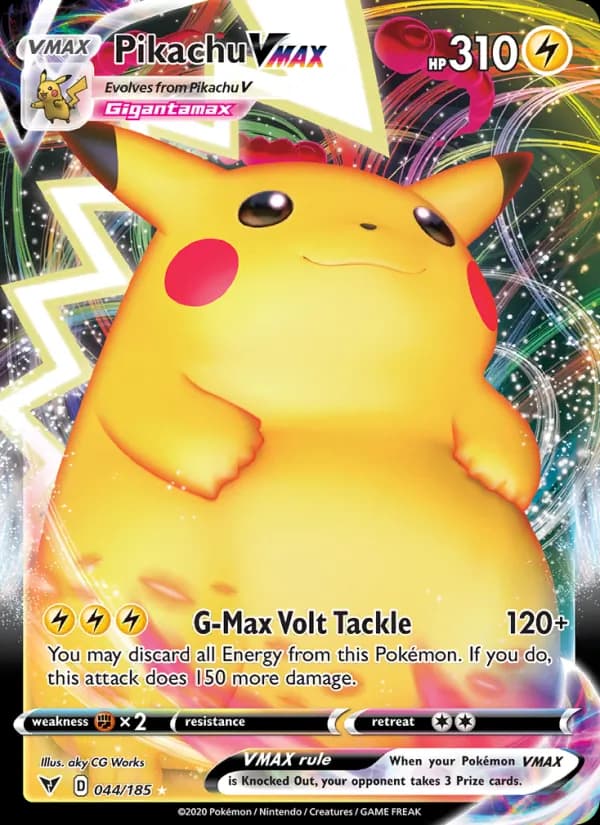 Pikachu VMAX card in English