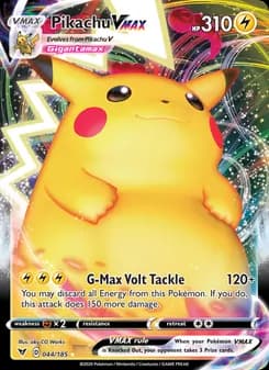 Pikachu VMAX card in English