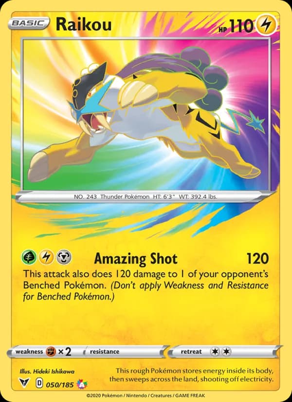 Raikou card in English