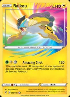 Raikou card in English