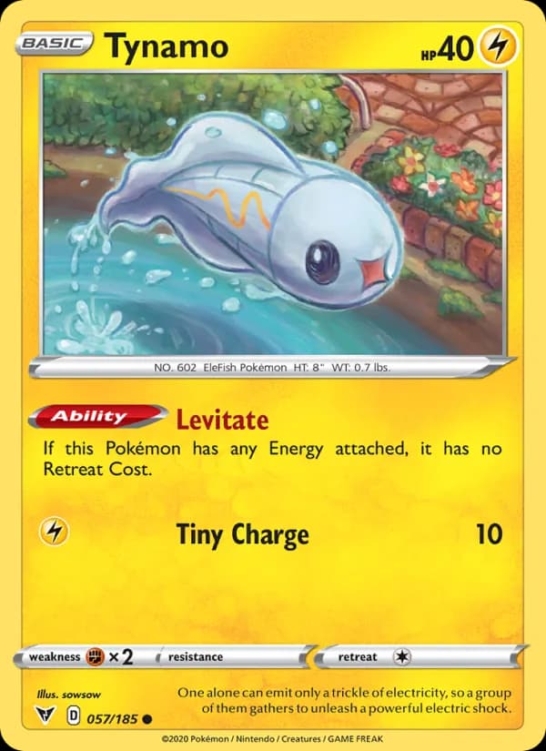 Tynamo card in English