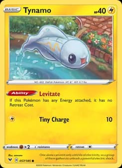 Tynamo card in English