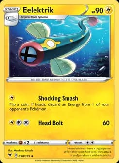 Eelektrik card in English
