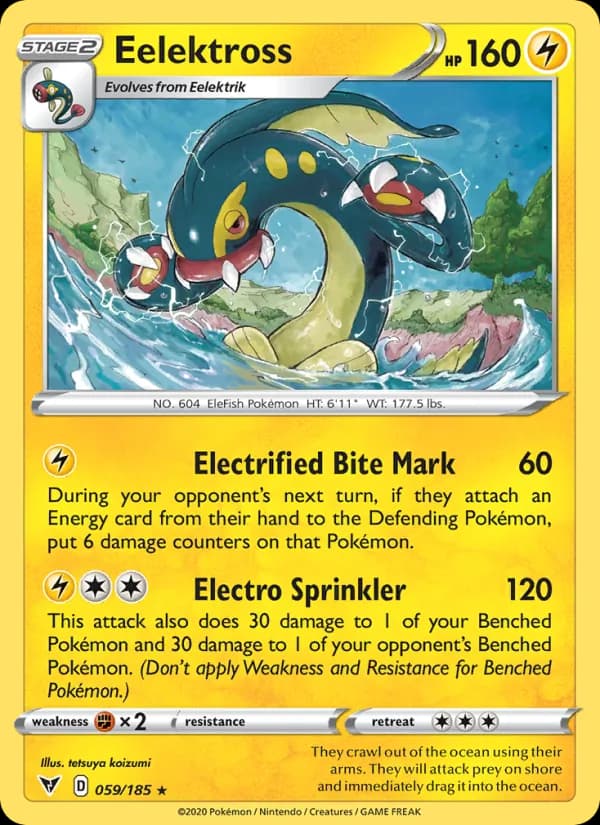 Eelektross card in English