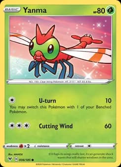 Yanma card in English