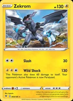 Zekrom card in English