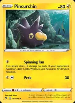 Pincurchin card in English