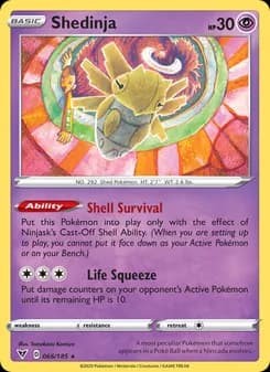 Shedinja card in English