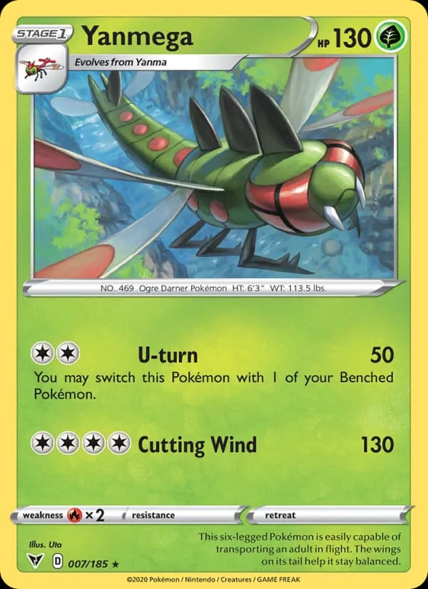 Yanmega card in English