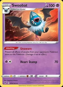 Swoobat card in English