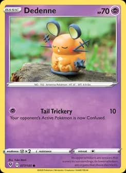 Dedenne card in English