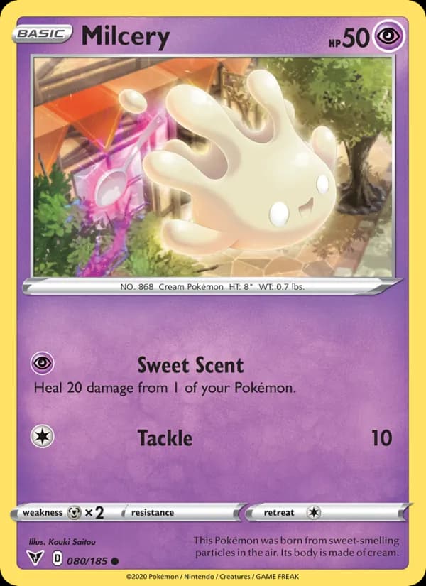 Milcery card in English