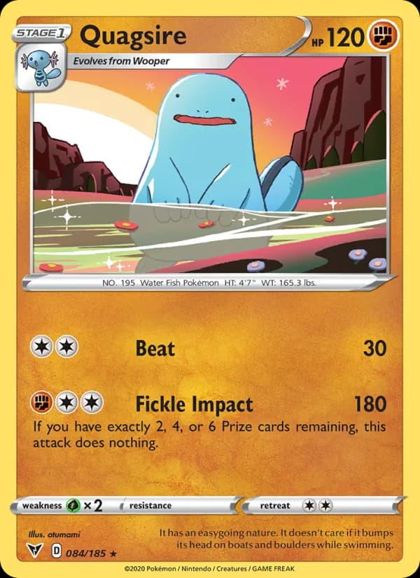 Quagsire card in English