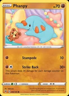 Phanpy card in English