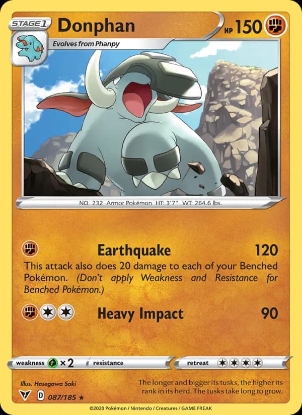 Donphan card in English