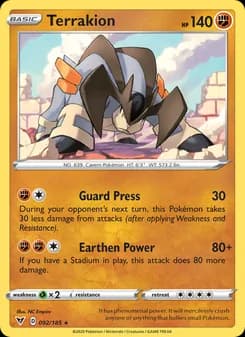 Terrakion card in English