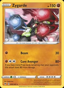 Zygarde card in English