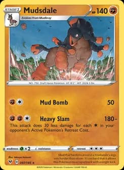 Mudsdale card in English