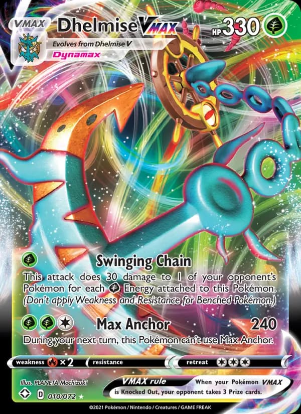 Dhelmise VMAX card in English