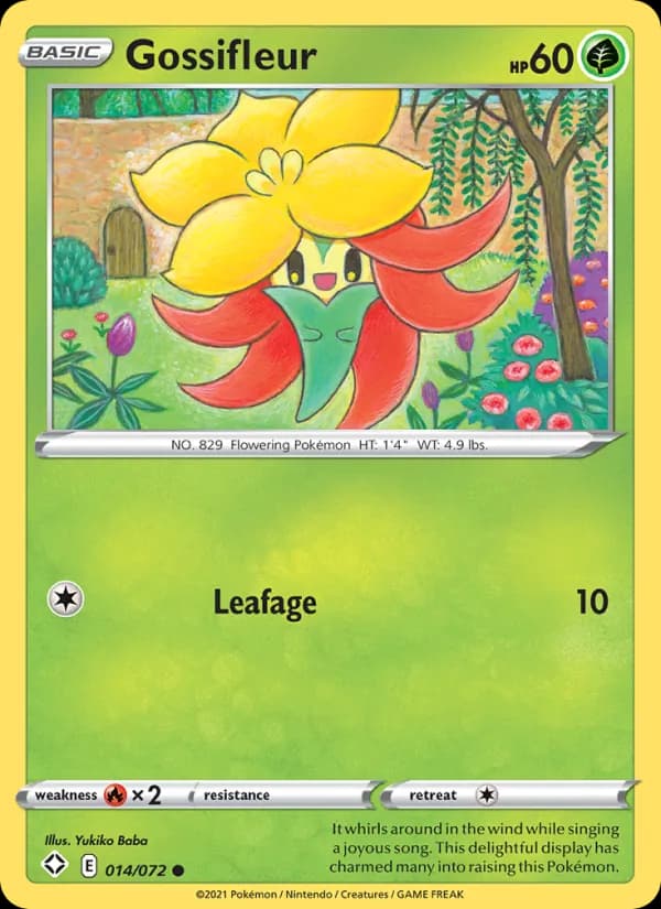 Gossifleur card in English