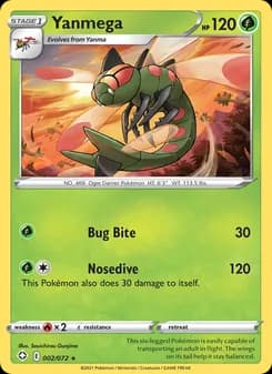 Yanmega card in English
