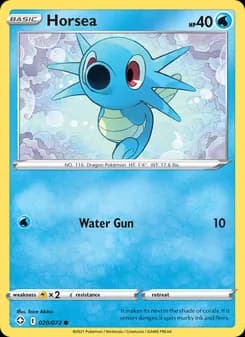 Horsea card in English