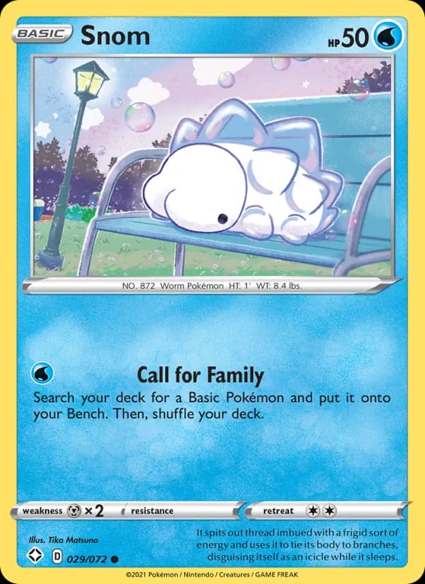 Snom card in English