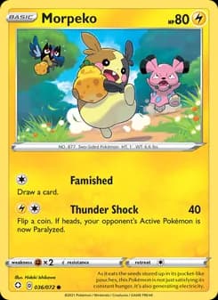 Morpeko card in English