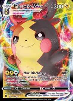Morpeko VMAX card in English