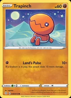 Trapinch card in English