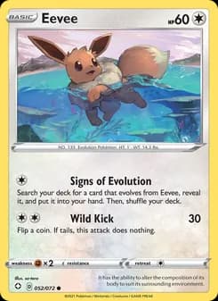 Eevee card in English