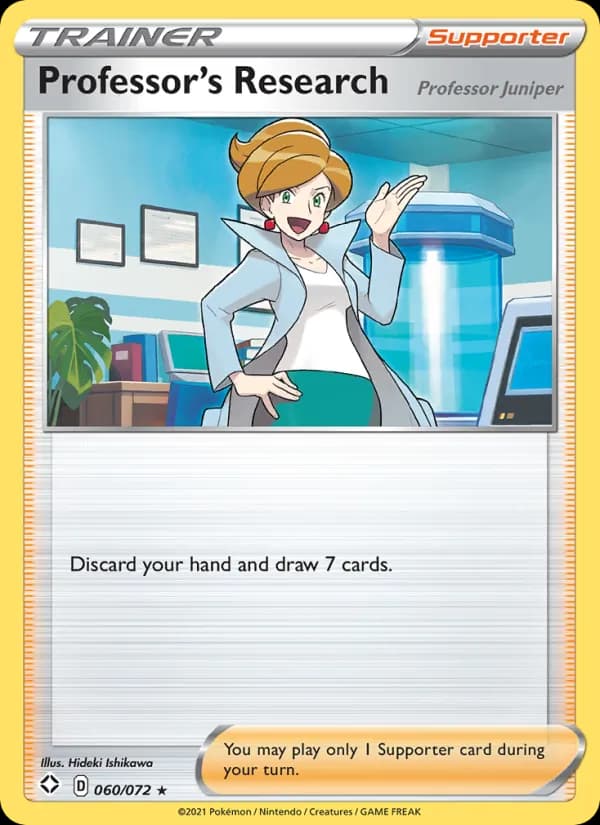 Professor's Research (Professor Juniper) card in English