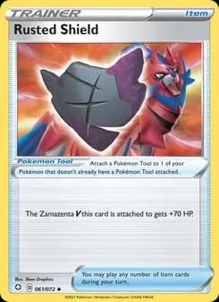 Rusted Shield card in English