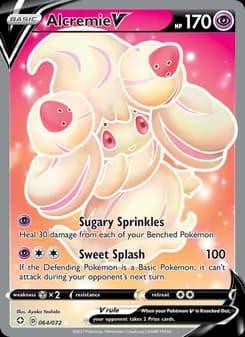 Alcremie V card in English