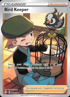 Bird Keeper card in English