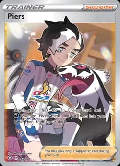 Piers card in English