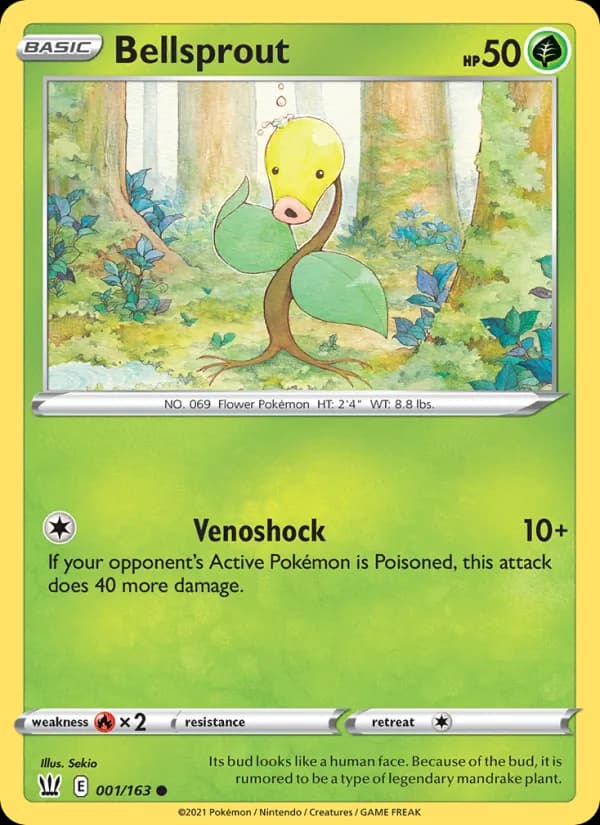Bellsprout card in English