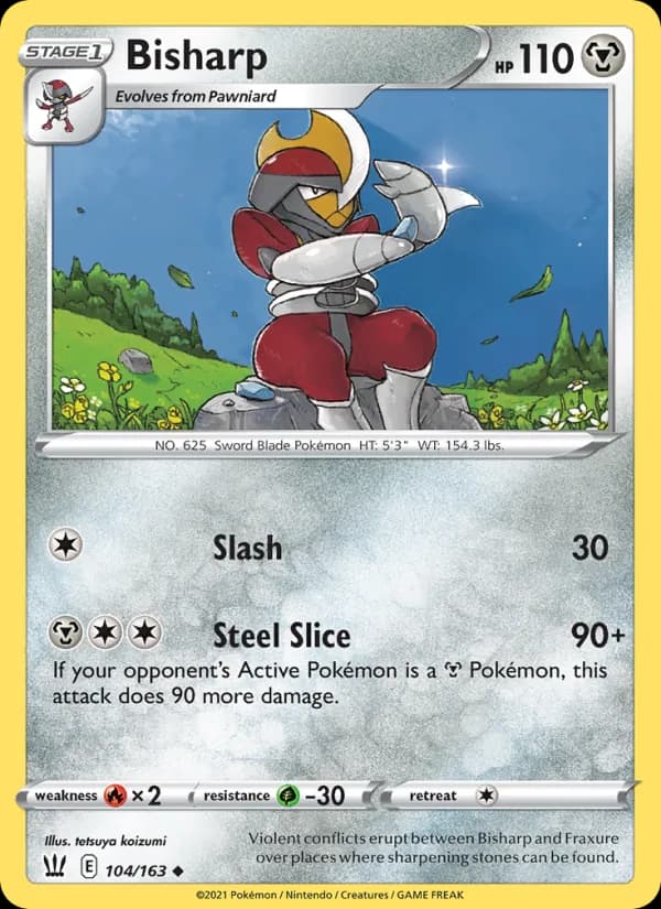 Bisharp card in English