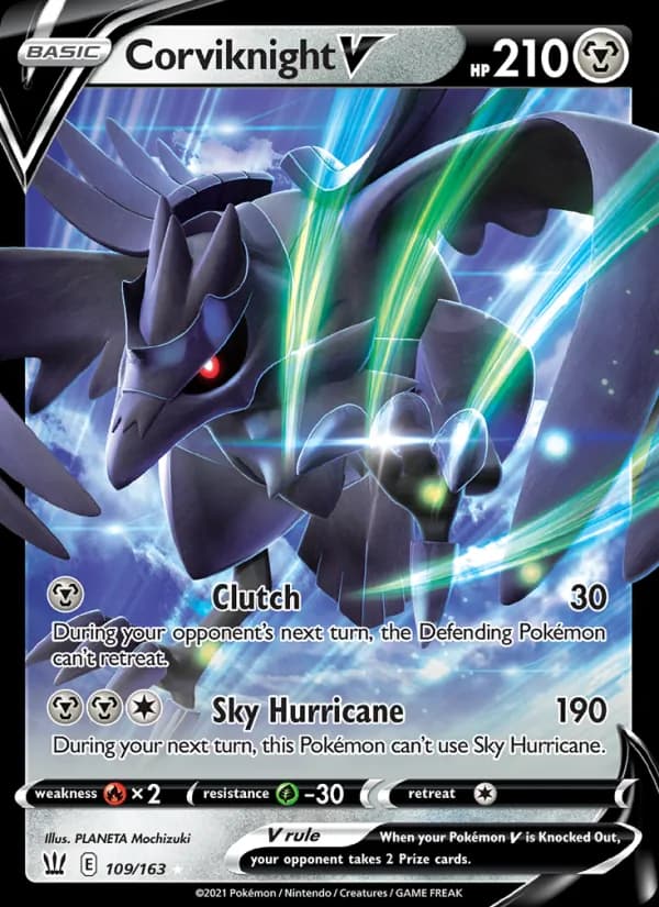 Corviknight V card in English
