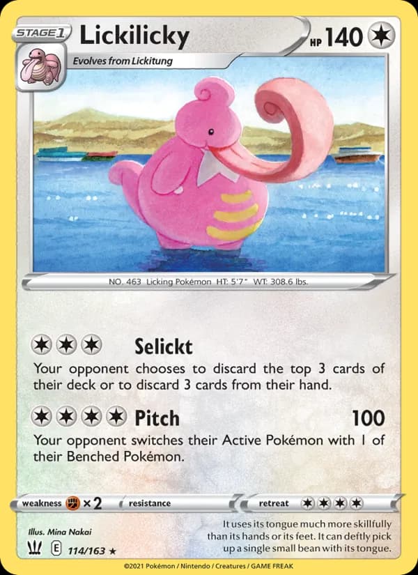 Lickilicky card in English