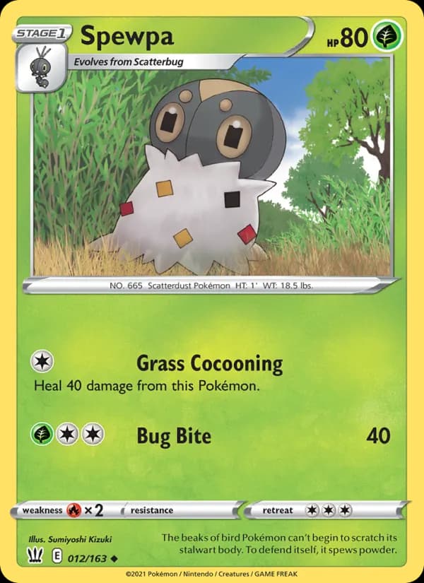Spewpa card in English
