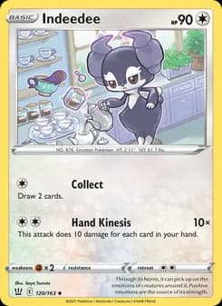 Indeedee card in English