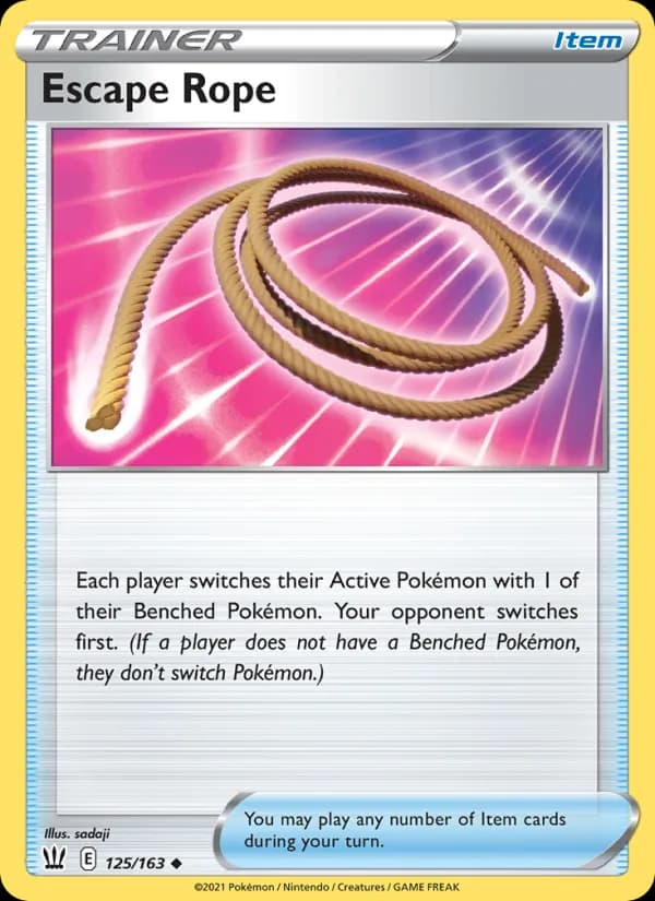 Escape Rope card in English