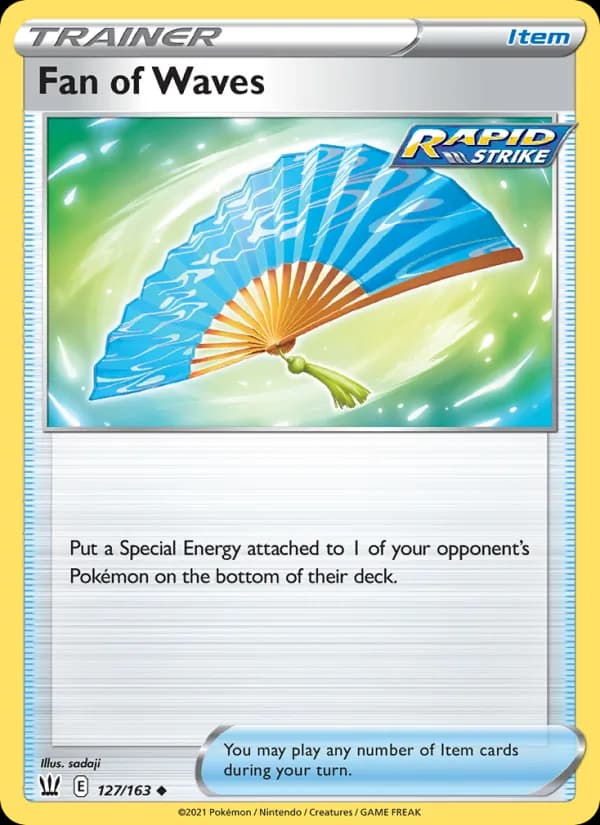 Fan of Waves card in English