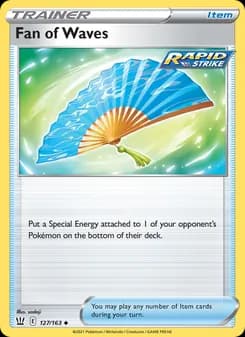 Fan of Waves card in English
