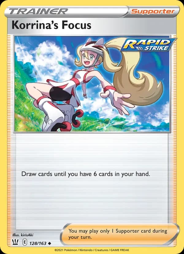 Korrina's Focus card in English