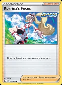 Korrina's Focus card in English