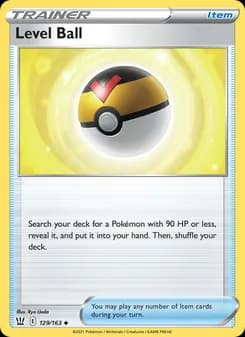 Level Ball card in English