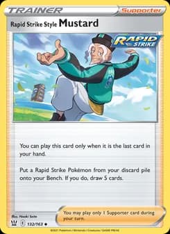Rapid Strike Style Mustard card in English