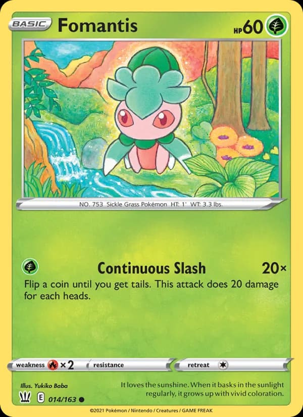 Fomantis card in English